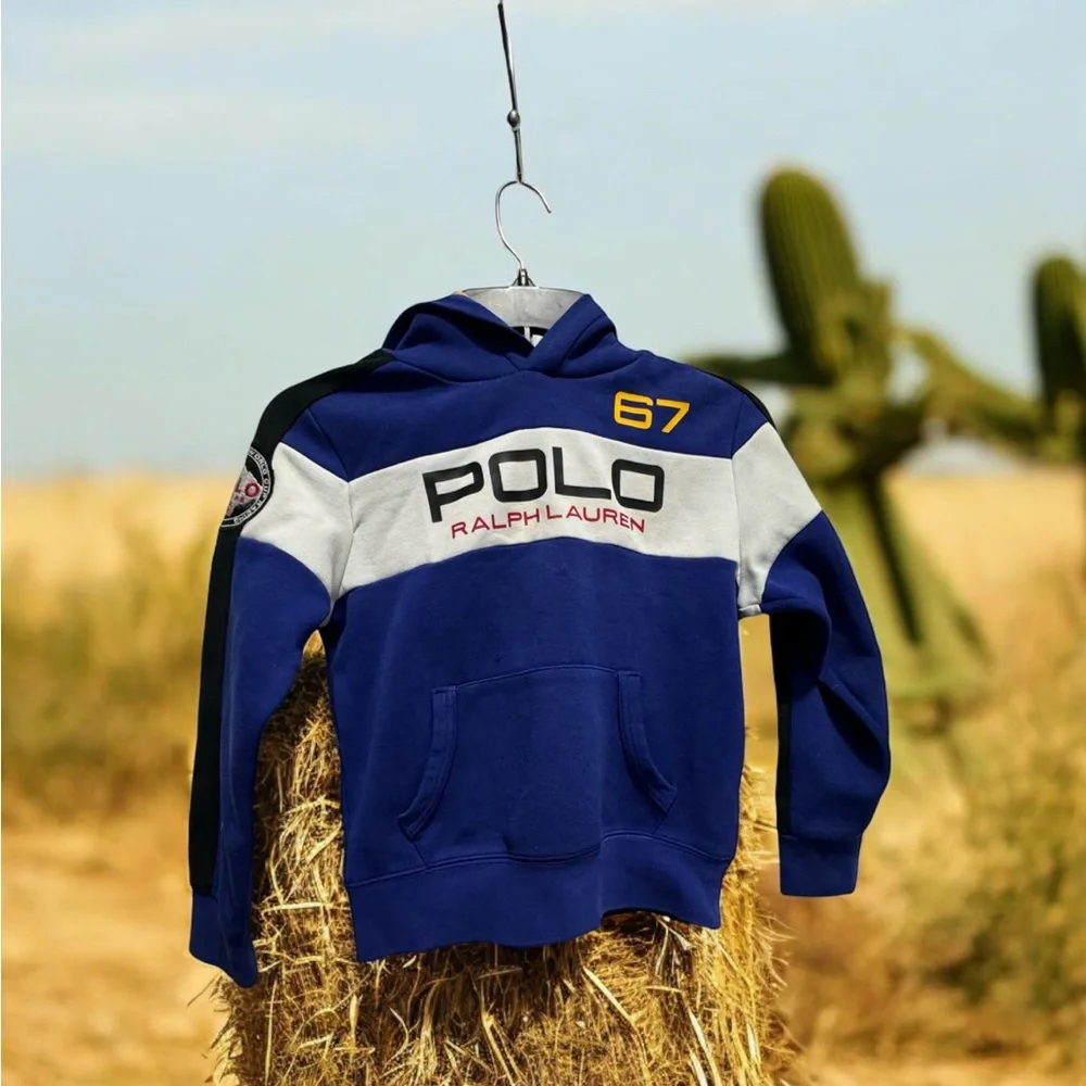Polo Ralph Lauren size small 8 premium fleece alpine hoodie